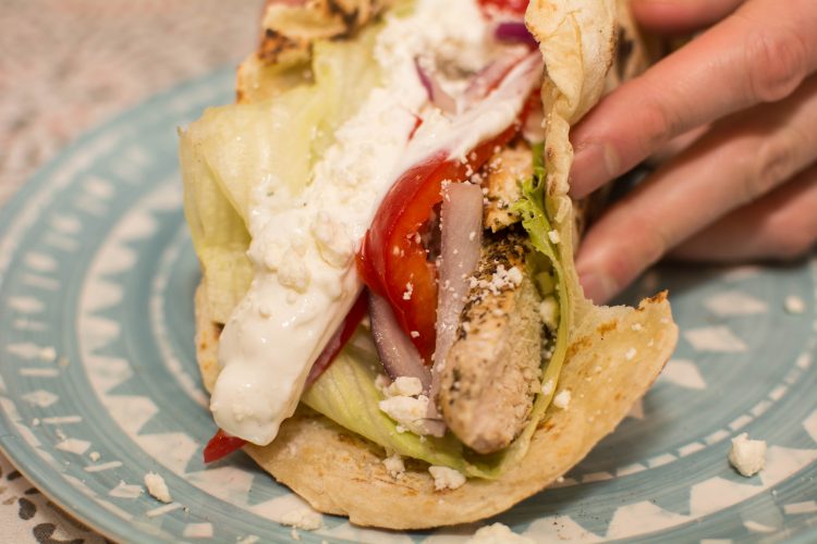 Chicken Gyros with Tzatziki Sauce - Our Kind of Wonderful