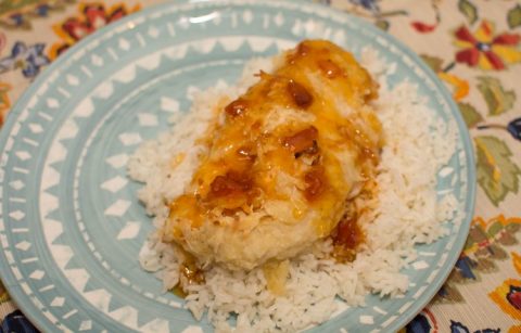 Coconut Chicken with Apricot Sauce - Our Kind of Wonderful