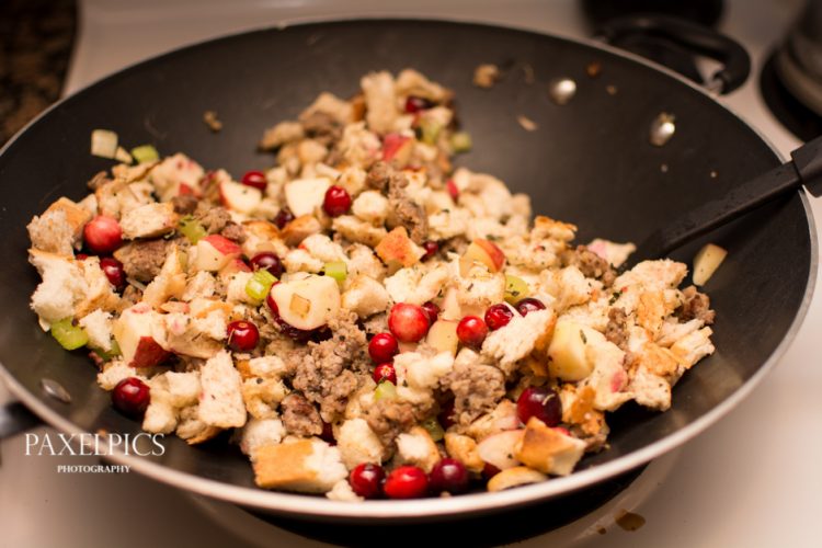 Apple and Cranberry Stuffing - Our Kind of Wonderful