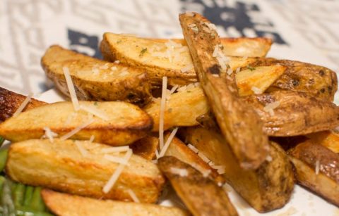 Baked Potato Wedges - Our Kind of Wonderful