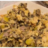 Cornbread Stuffing with Sausage and Apples
