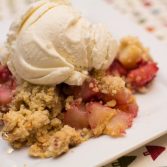 Cranberry and Pear Crumble - Our Kind of Wonderful