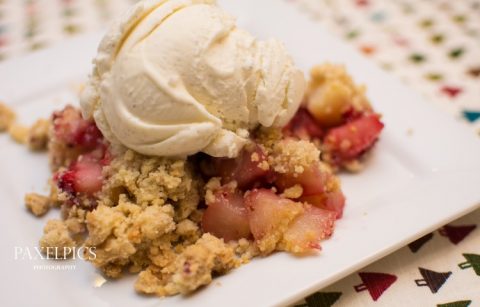 Cranberry and Pear Crumble - Our Kind of Wonderful