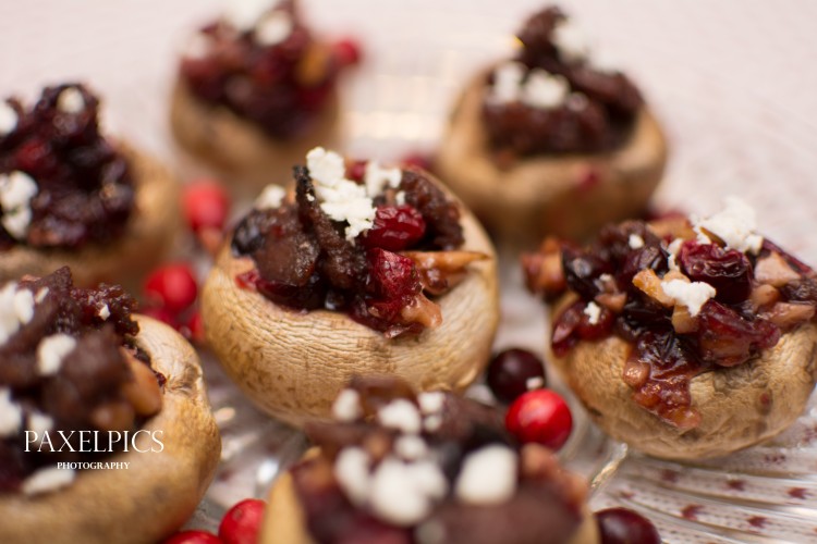 Cranberry and Sausage Stuffed Mushrooms - Our Kind of Wonderful