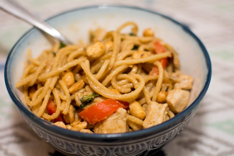 Peanut Sesame Noodles - Our Kind of Wonderful