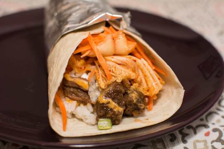 Korean BBQ Burrito - Our Kind of Wonderful