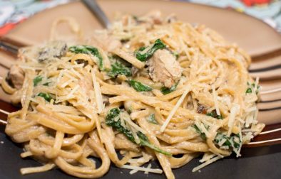 Creamy Chicken Mushroom Florentine - Our Kind of Wonderful