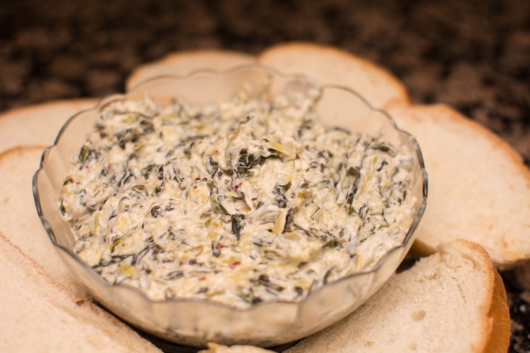 Spinach Artichoke Dip - Our Kind of Wonderful