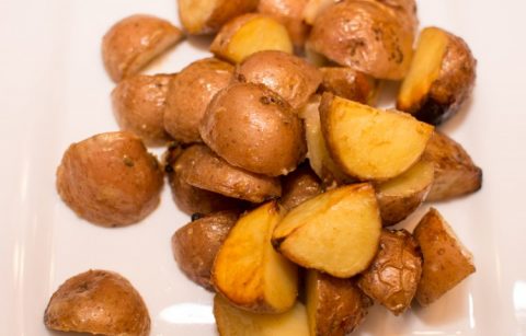 Honey Dijon Roasted Potatoes - Our Kind of Wonderful