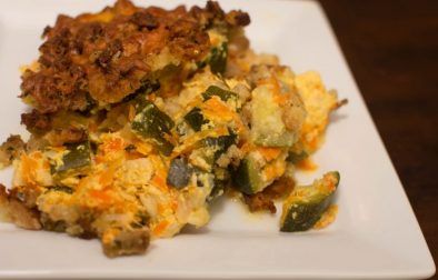 Mom's Zucchini Casserole - Our Kind of Wonderful