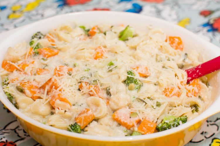 Creamy Parmesan Orecchiette with Butternut Squash and Broccoli - Or Kind of Wonderful