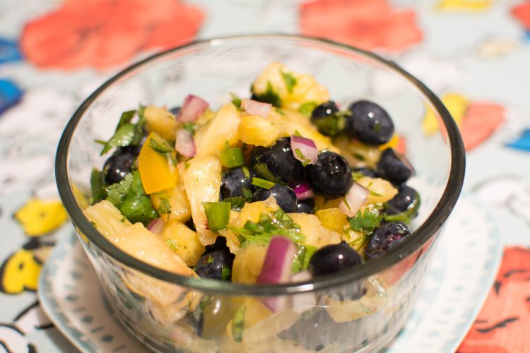 Blueberry Pineapple Salsa - Our Kind of Wonderful