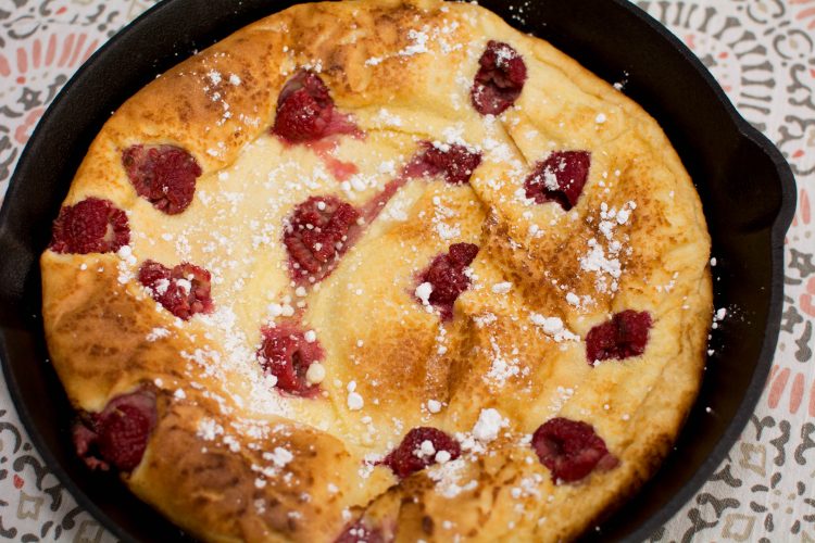 Raspberry German Pancakes - Our Kind of Wonderful