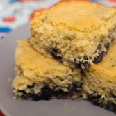 Blueberry Cornbread - Our Kind of Wonderul