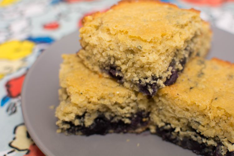 Blueberry Cornbread - Our Kind of Wonderul