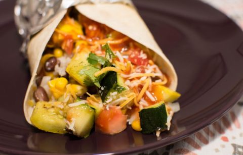 Grilled Veggie Burritos with Corn Salsa - Our Kind of Wonderful