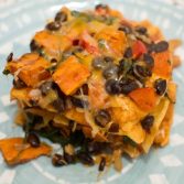 Sweet Potato and Black Bean Enchiladas - Our Kind of Wonderful