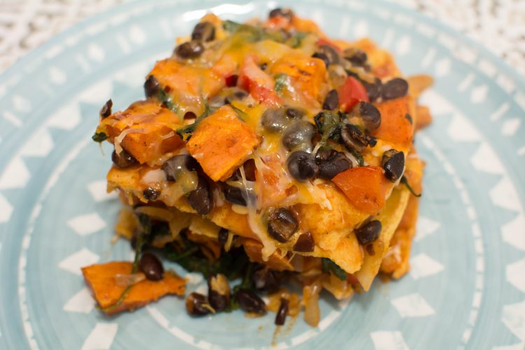 Sweet Potato and Black Bean Enchiladas - Our Kind of Wonderful