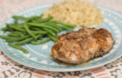 Pecan Crusted Chicken with Creamy Apple Sauce