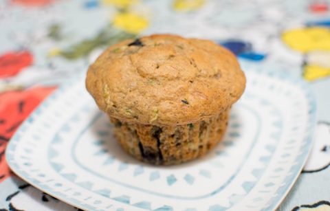 Zucchini, Banana, and Blueberry Muffins - Our Kind of Wonderful