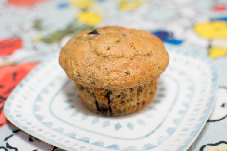 Zucchini, Banana, and Blueberry Muffins - Our Kind of Wonderful