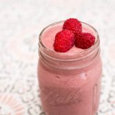 Raspberry Peach Smoothie - Our Kind of Wonderful