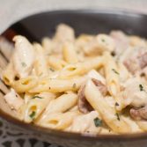 Cajun Chicken Sausage Alfredo - Our Kind of Wonderful