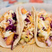 Blackened Fish Tacos with Pineapple Cucumber Coleslaw - Our Kind of Wonderful