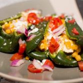 Poblano Stuffed Peppers - Our Kind of Wonderful