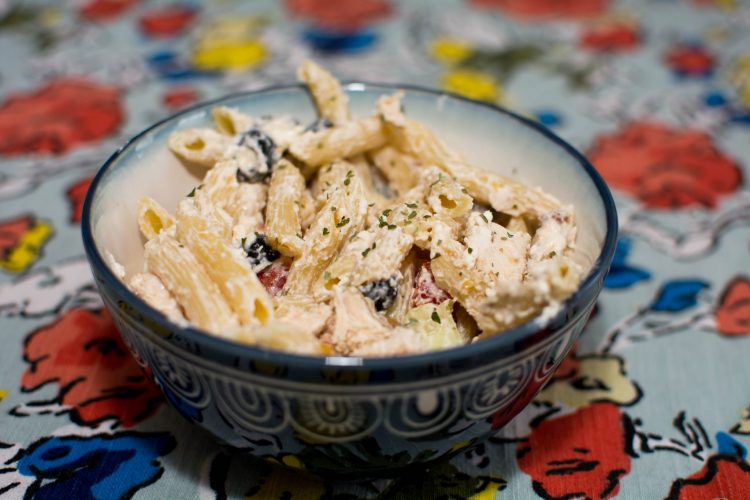 Greek Chicken Pasta - Our Kind of Wonderful