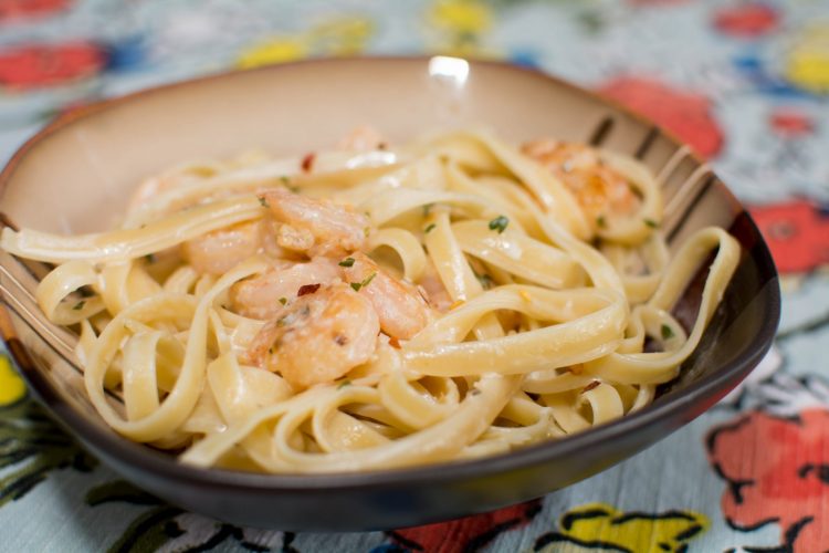 Crispy Cajun Shrimp Fettuccini