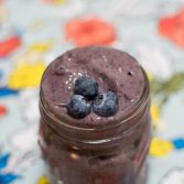 Blueberry Avocado Banana Smoothie