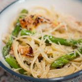 Lemon Asparagus Pasta - Our Kind of Wonderful