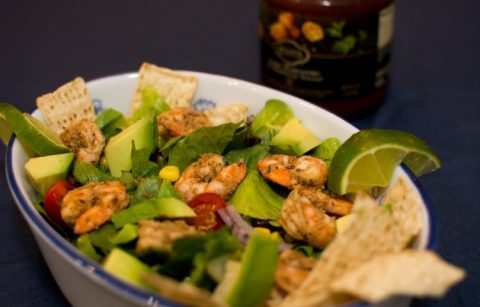 Shrimp Taco Salad - Our Kind of Wonderful