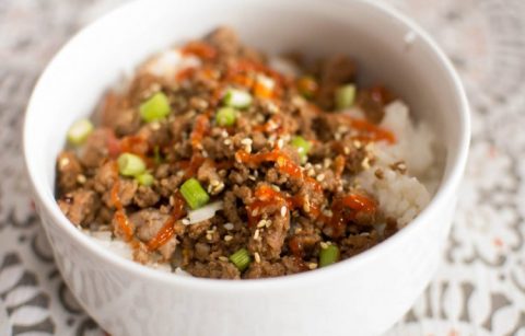 Korean Turkey Burger and Rice Bowls - Our Kind of Wonderful