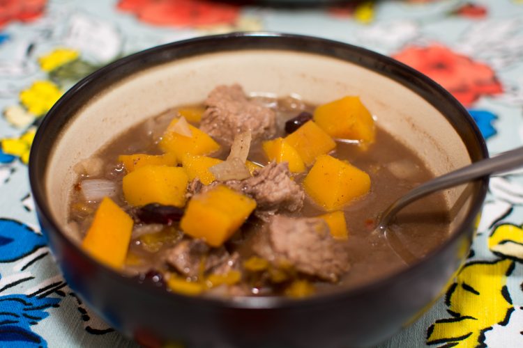 Beef Stew with Squash and Cranberries - Our Kind of Wonderful