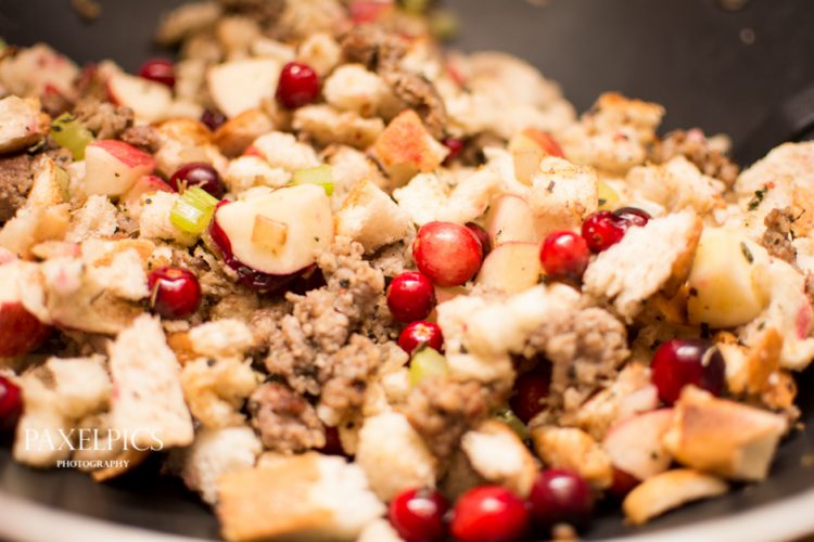 Apple and Cranberry Stuffing - Our Kind of Wonderful