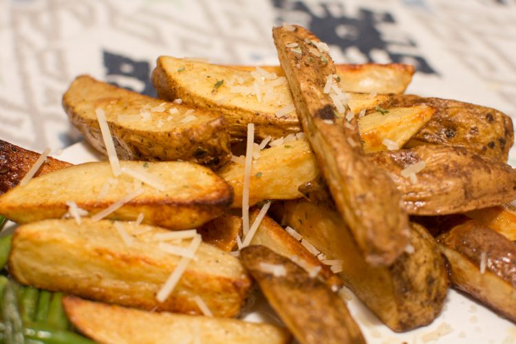 Baked Potato Wedges - Our Kind of Wonderful