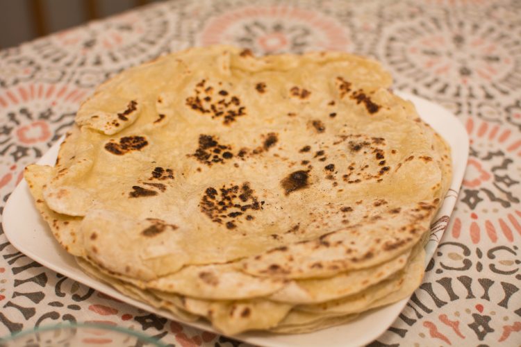 Homemade Flatbread - Our Kind of Wonderful