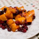 Honey Roasted Butternut Squash with Cranberries - Our Kind of Wonderful