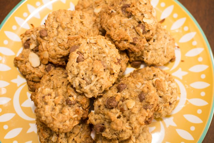 Oatmeal Coconut Chocolate Chip Cookies - Our Kind of Wonderful