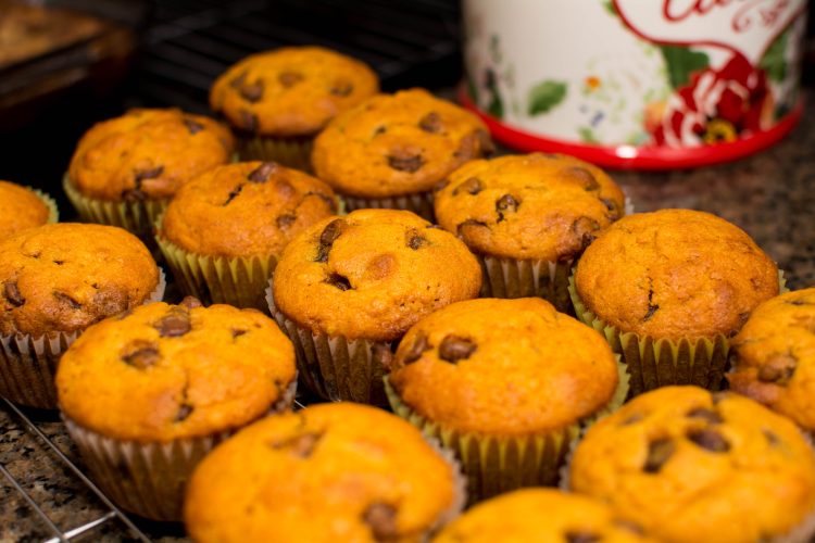 Pumpkin Chocolate Chip Muffins - Our Kind of Wonderful