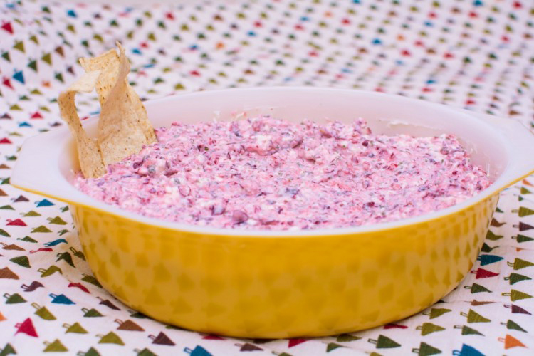 Spicy Cranberry Cream Cheese Dip - Our Kind of Wonderful