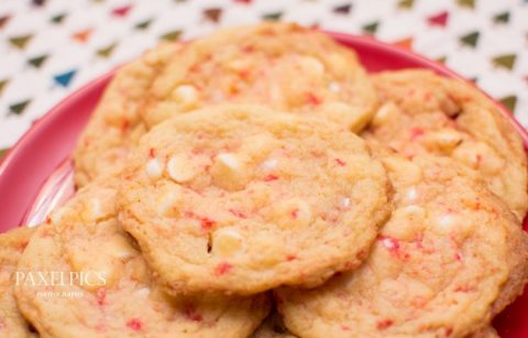 White Chocolate Peppermint Cookies - Our Kind of Wonderful