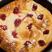 Raspberry German Pancakes - Our Kind of Wonderful
