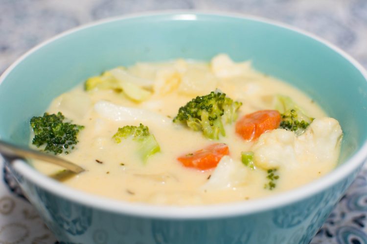 Cheesy Vegetable Chowder - Our Kind of Wonderful