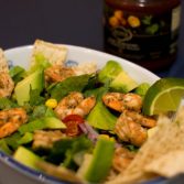 Shrimp Taco Salad - Our Kind of Wonderful
