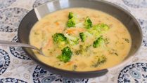 Broccoli Cheese Soup - Our Kind of Wonderful