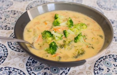 Broccoli Cheese Soup - Our Kind of Wonderful