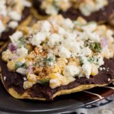 Street Corn Tostadas - Our Kind of Wonderful